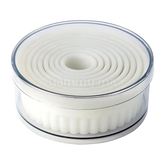 SET. 9 Emporte-pièces Ronds en Plastique Hauteur 3.5 cm